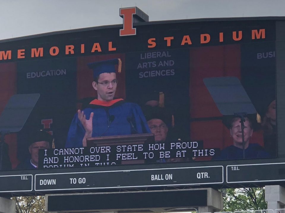 PayPal Co-Founder Offers Experience, Advice At U Of I Commencement 2018