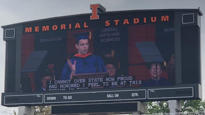 PayPal Co-Founder Offers Experience, Advice At U Of I Commencement 2018